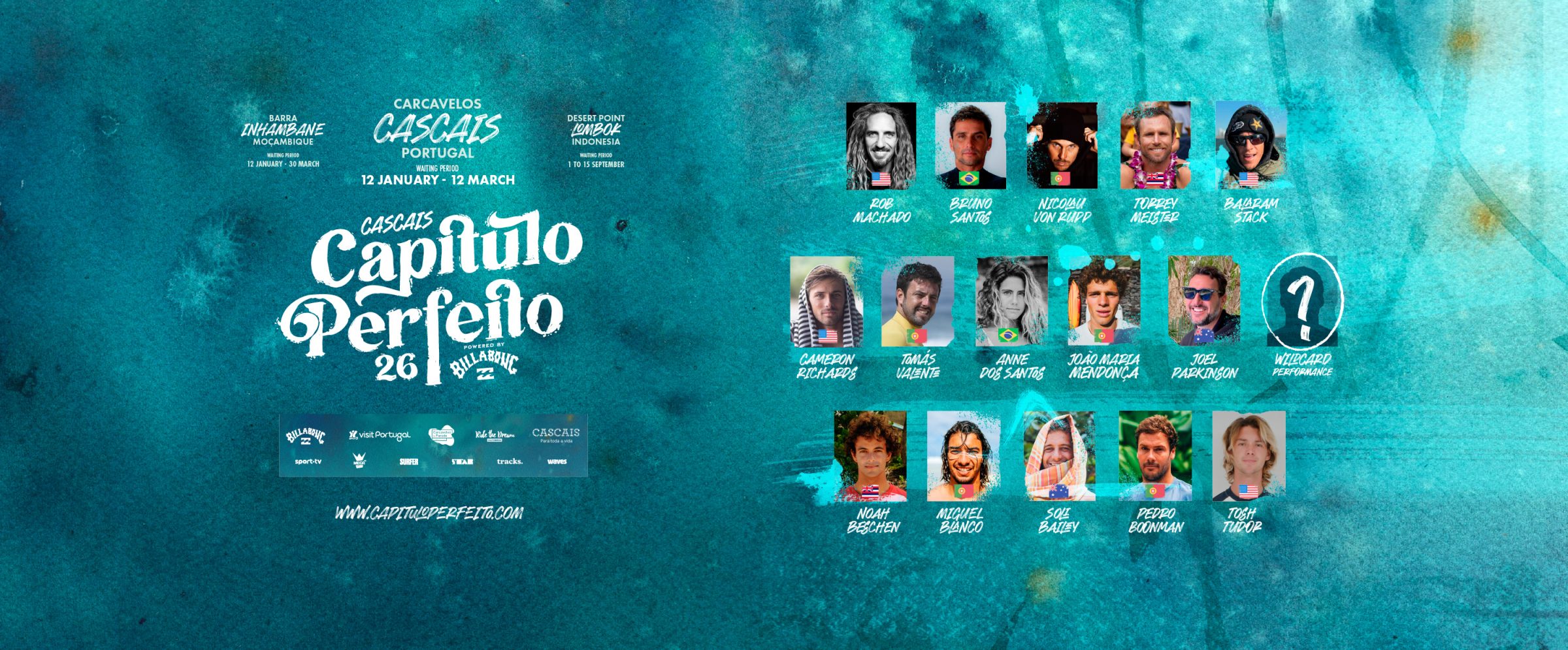 Cascais Capitulo Perfeito Billabong Surfers 2026